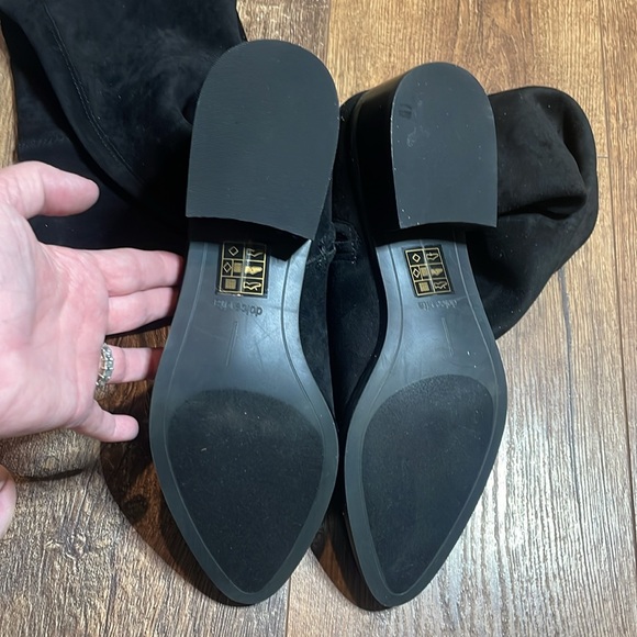 Black micro suede dolce vita knee high Steely boot size 9 new in box - Picture 5 of 7